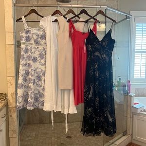 Lot of 5 dresses
